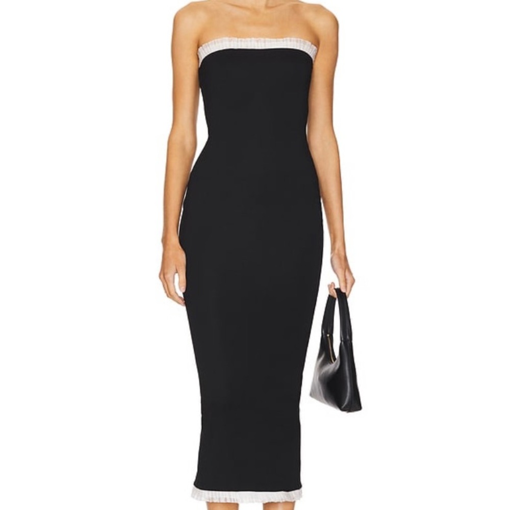 REVOLVE MORE TO COME Addison Strapless Dress in Black